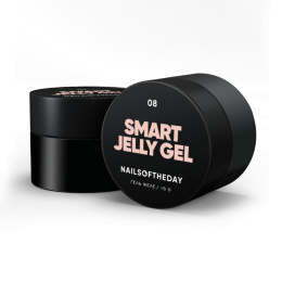 NAILSOFTHEDAY Smart Jelly gel 08 - beżowo-karmelowy budujący żel-galaretka, 15 g