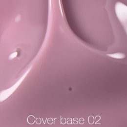NAILSOFTHEDAY Cover base NEW 02 - półprzezroczysta różowa nude baza hybrydowa, 10 ml