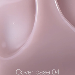 NAILSOFTHEDAY Cover base NEW 04 - półprzezroczysta pudrowo-różowa baza hybrydowa, 10 ml