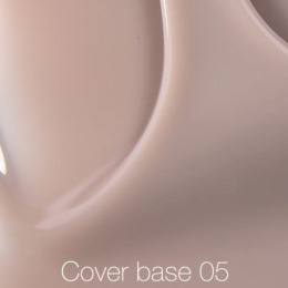 NAILSOFTHEDAY Cover base NEW 05 - półprzezroczysta chłodno-karmelowa baza hybrydowa, 10 ml