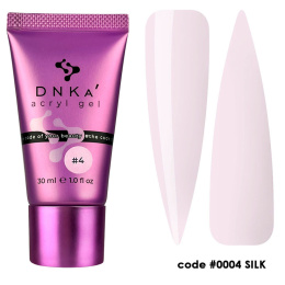 DNKa' Acryl Gel #0004 Silk - mlecznoróżowy akrylożel w tubce, 30 ml