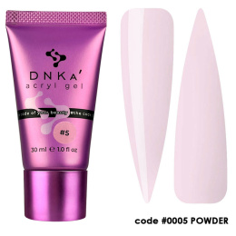 DNKa' Acryl Gel #0005 Powder - różowy akrylożel w tubce, 30 ml