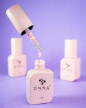 DNKa' Cover Base #0061 Confetti - różowa baza hybrydowa z kolorowym brokatem, 12 ml