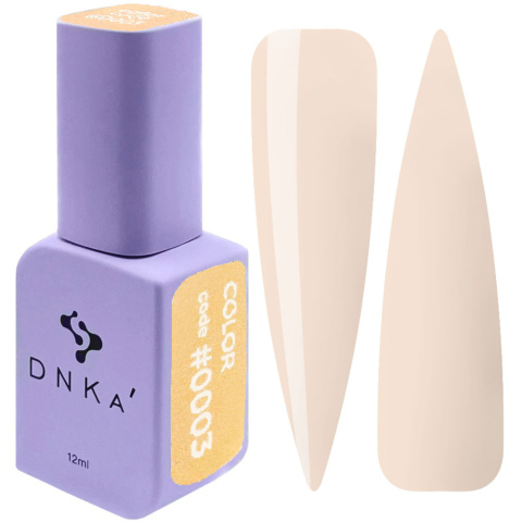 DNKa' Gel Polish Color #0003 - piaskowy lakier hybrydowy, 12 ml