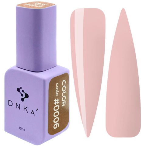 DNKa' Gel Polish Color #0006 - ciemno-beżowy lakier hybrydowy, 12 ml