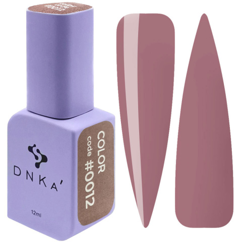 DNKa' Gel Polish Color #0012 - lakier hybrydowy kasztanowy brąz, 12 ml