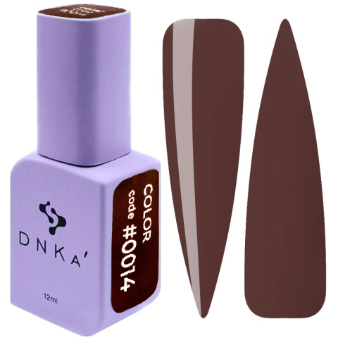 DNKa' Gel Polish Color #0014 - lakier hybrydowy czekoladowy brąz, 12 ml