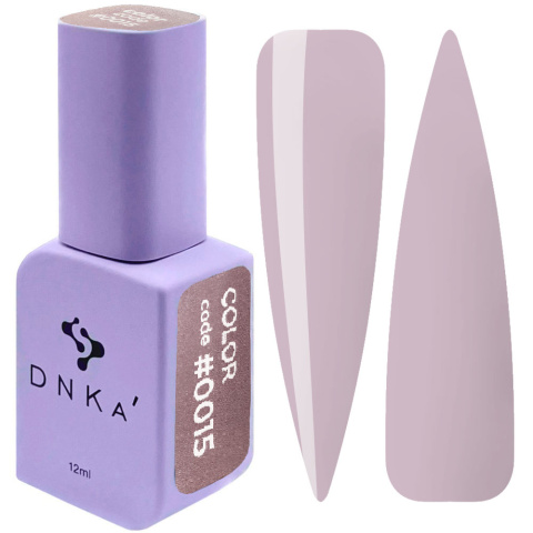 DNKa' Gel Polish Color #0015 - jasnoszary lakier hybrydowy, 12 ml