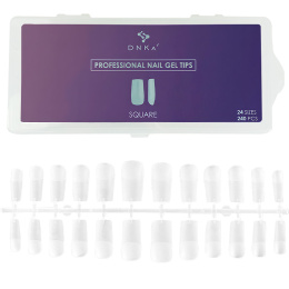 DNKa' PROFESSIONAL NAIL GEL TIPS , SQUARE 240pcs