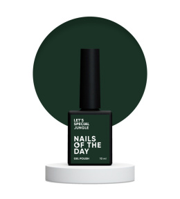 NAILSOFTHEDAY Let's special Jungle - ciemno-żielony lakier hybrydowy, 10 ml