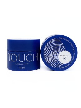 TOUCH Builder liquid 02 - biało-fioletowy mocny żel o płynnej koncystencji, 15 ml