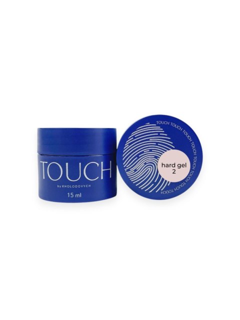 TOUCH Hard gel 02 - beżowy płynny żel budujący, 15 ml