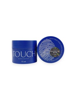 TOUCH Muse builder gel 04 - srebrny odblaskowy żel budujący z płatkami yuki, 15 ml