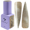 DNKa' Gel Polish Color 1000 &1 NIGHTS #0162 - złoty lakier hybrydowy z efektem "kocie oko", 12 ml