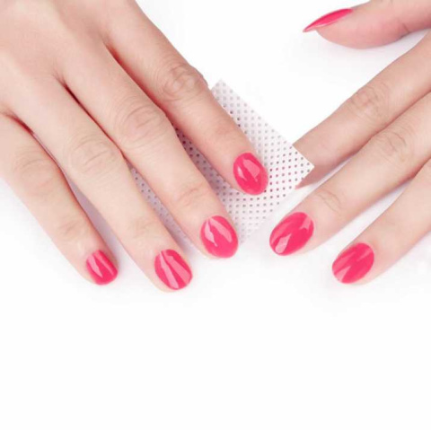 GNBLAB Perforowane waciki bezpyłowe białe 5 x 5 cm, 500 szt