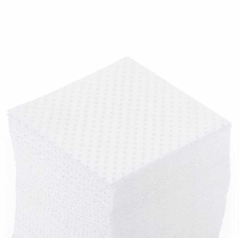 GNBLAB Perforowane waciki bezpyłowe białe 5 x 5 cm, 500 szt