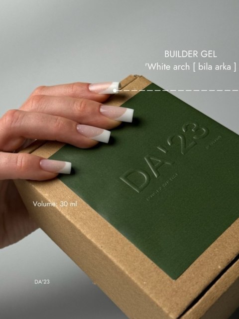 DA'23 BUILDER GEL 'WHITE ARCH, 30 ML