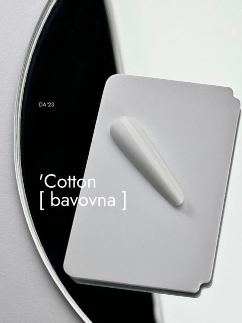 DA'23 'COTTON GEL POLISH - kryjący biały lakier hybrydowy, 14 ML