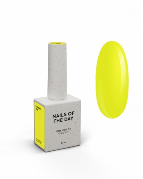 NAILSOFTHEDAY Banana Gel Polish- neonowy, cytrynowy lakier hybrydowy, 10 ml
