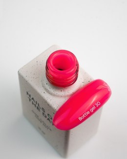 NAILSOFTHEDAY Bottle gel 30 - neonowo-różowy żel do wzmocnienia paznokci, 10 ml