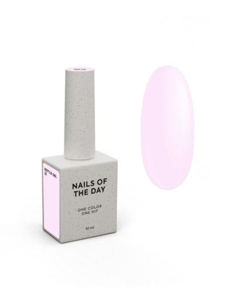 NAILSOFTHEDAY Bottle gel 33 - delikatno-różowy żel do wzmocnienia paznokci, 10 ml