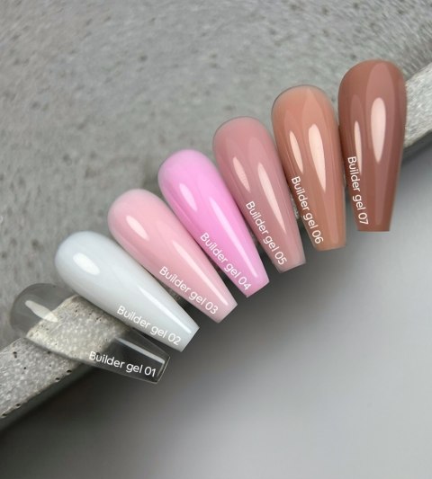 NAILSOFTHEDAY Builder gel 07 - nudowo-karmelowy żel budujący, 30 ml