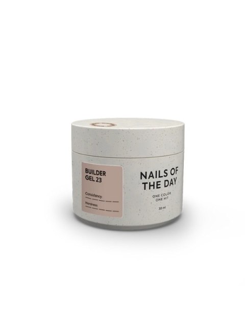 NAILSOFTHEDAY Builder gel 23 - żel budujący o naturalnym odcieniu nude, 30 ml