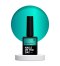 NAILSOFTHEDAY Color top Vitrage 13 - witrażowy turkusowy top hybrydowy bez lepkiej warstwy, 10 ml