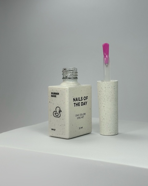 NAILSOFTHEDAY Rubber base – uniwersalna kauczukowa baza hybrydowa, 10 ml