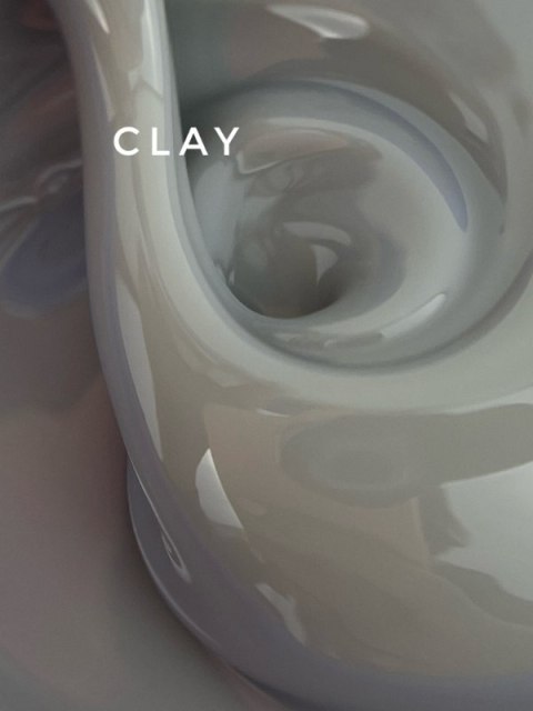 TOUCH Builder Gel Clay - chłodny szary żel budujący, 15 ml