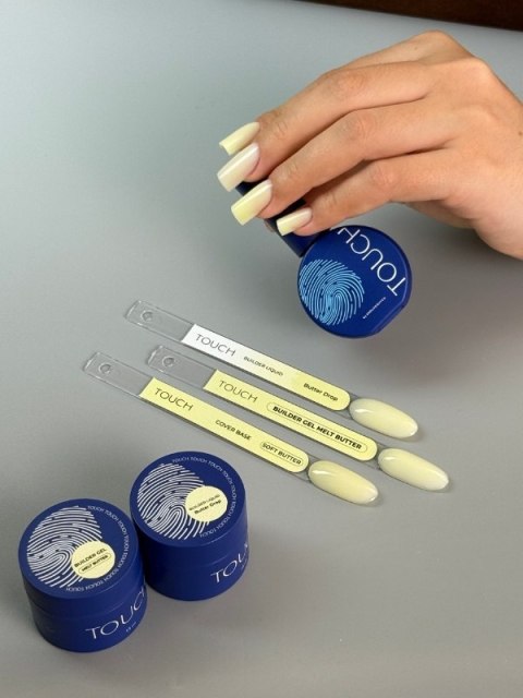 TOUCH Builder Gel Melt Butter - żel budujący o mleczno-żółtym, maślanym odcieniu, 15 ml