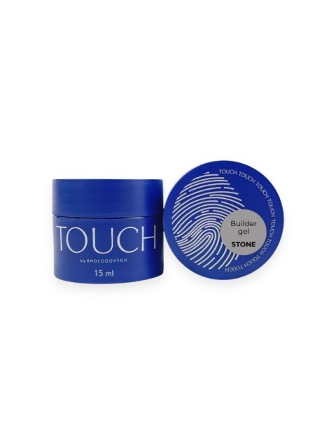 TOUCH Builder Gel Stone - jasnoszary żel budujący, 15 ml