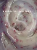 TOUCH Builder gel Gardens 03 - mleczny żel budujący z suszonymi kwiatami, 15 ml