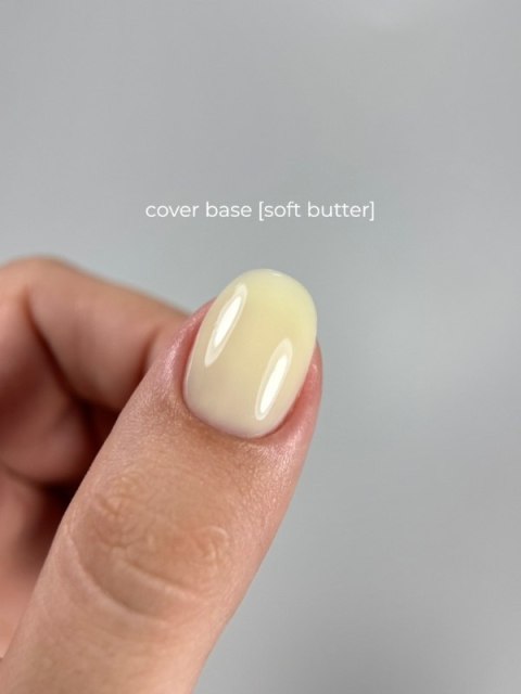 TOUCH Cover Base Soft Butter - baza hybrydowa kamuflująca o jasnożółtym odcieniu, 13 ml