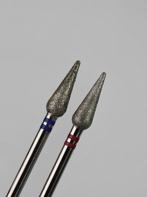 TOUCH Frez diamentowy kropla czerwona 4 mm