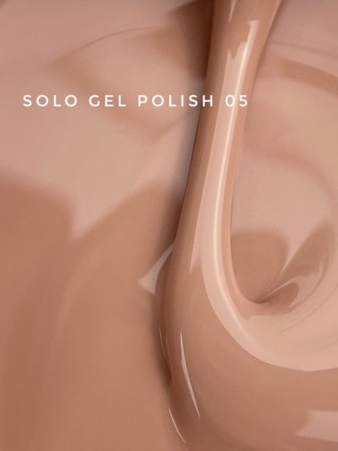 TOUCH Solo Gel Polish 05 - jednofazowy lakier hybrydowy 3w1, beżowy, 9 ml