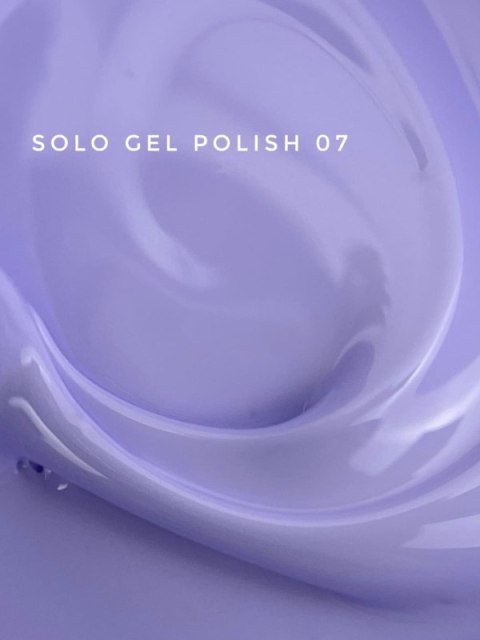 TOUCH Solo Gel Polish 07 - jednofazowy lakier hybrydowy 3w1, jasnofioletowy, 9 ml