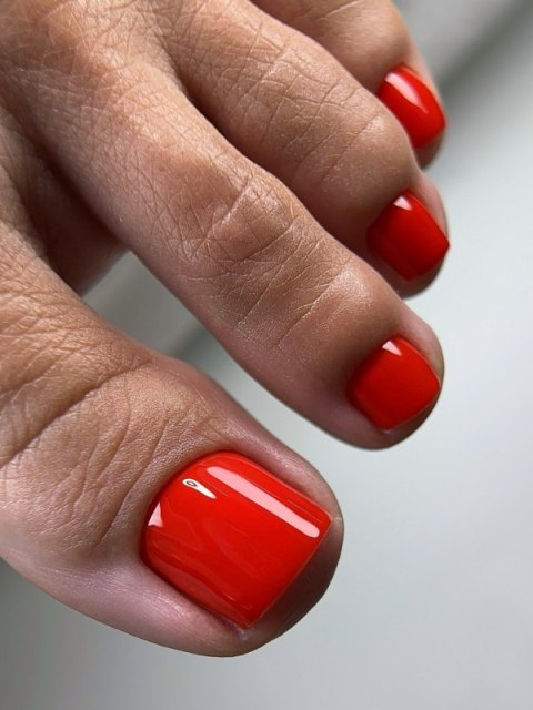 TOUCH Solo Gel Polish 10 - jednofazowy lakier hybrydowy 3w1, klasyczny czerwony, 9 ml