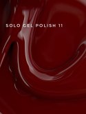 TOUCH Solo Gel Polish 11 - jednofazowy lakier hybrydowy 3w1, ciemno-czerwony, 9 ml
