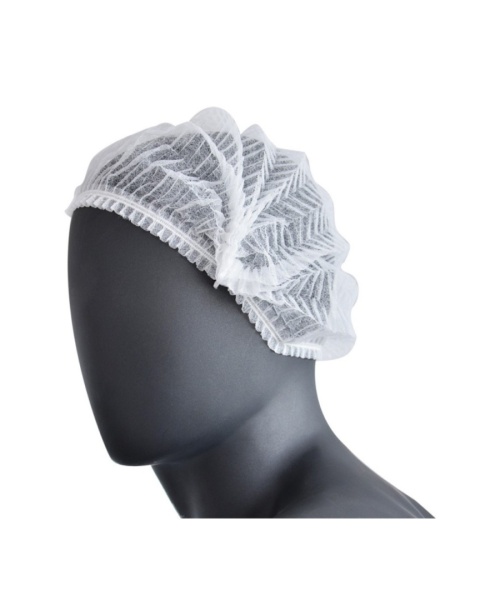 Czepki kosmetyczne jednorazowe włókninowe CLIP – 100 szt