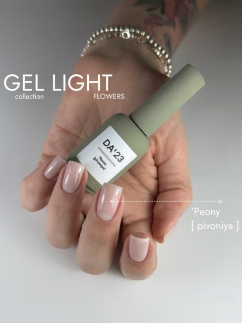 DA'23 GEL LIGHT 'PEONY, 30 ML