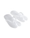 Klapki do pedicure z pianki białe, 10 par