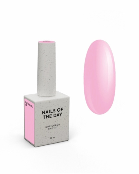 NAILSOFTHEDAY Bottle gel 03 - różowy żel do wzmocnienia i naprawy, 10 ml