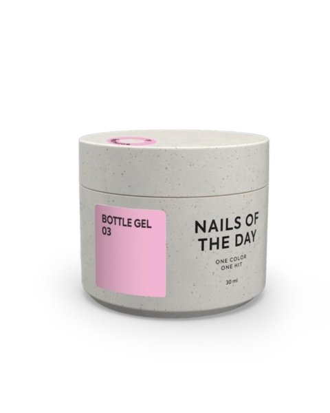 NAILSOFTHEDAY Bottle gel 03 - różowy żel do wzmocnienia i naprawy, 30 ml