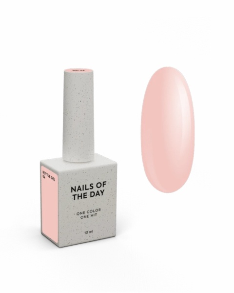 NAILSOFTHEDAY Bottle gel 04 - mleczno-beżowy żel do wzmocnienia i naprawy, 10 ml