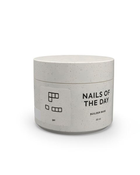NAILSOFTHEDAY Builder base strong gel - żel-baza pod twarde materiały, 30 ml