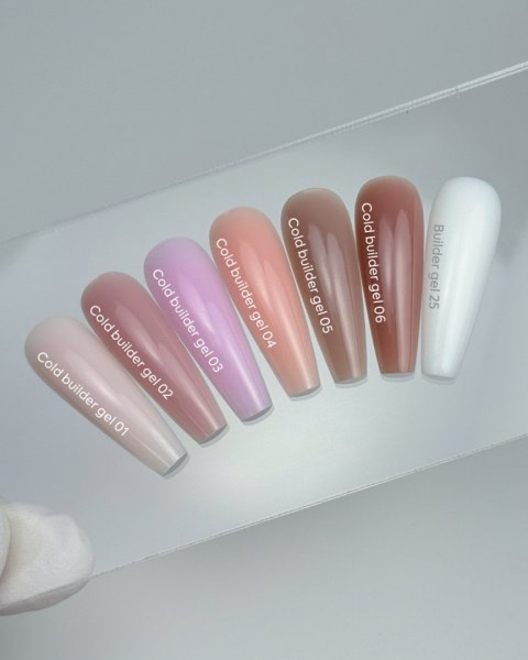 NAILSOFTHEDAY Cold Builder gel 01 - niskotemperaturowy żel budujący o jasnym różowo-beżowym odcieniu, 15 ml