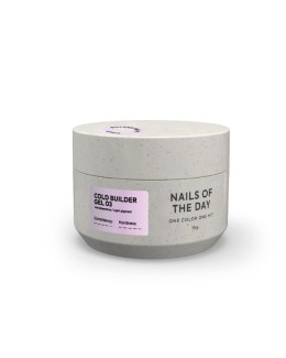 NAILSOFTHEDAY Cold Builder gel 03 - niskotemperaturowy żel budujący o liliowym odcieniu, 15 ml