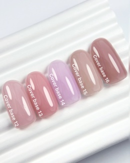 NAILSOFTHEDAY Cover base NEW 15 - kryjąca naturalna baza hybrydowa, 10 ml