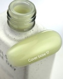 NAILSOFTHEDAY Cover base NEW 17 - półprzezroczysta cytrynowo-żółta baza hybrydowa, 10 ml
